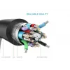 Equip USB-A na sériový (DB9) kábel, M/M 1,5m, čierny, 1,5 m, USB Type-A, DB-9, konektor samec, konektor samec