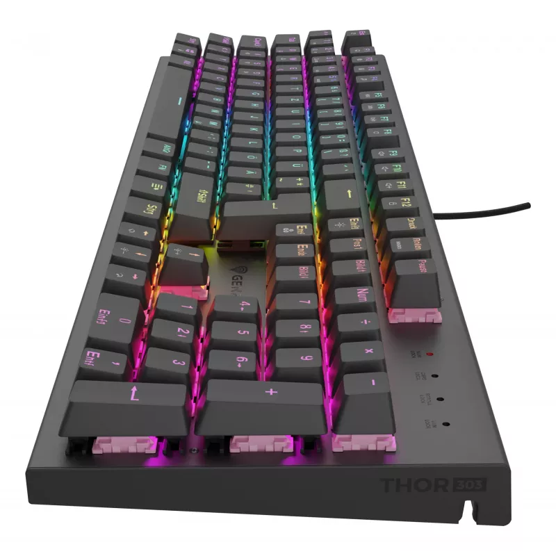 GENESIS NKG-2179 klávesnica herná USB QWERTZ nemecká čierna