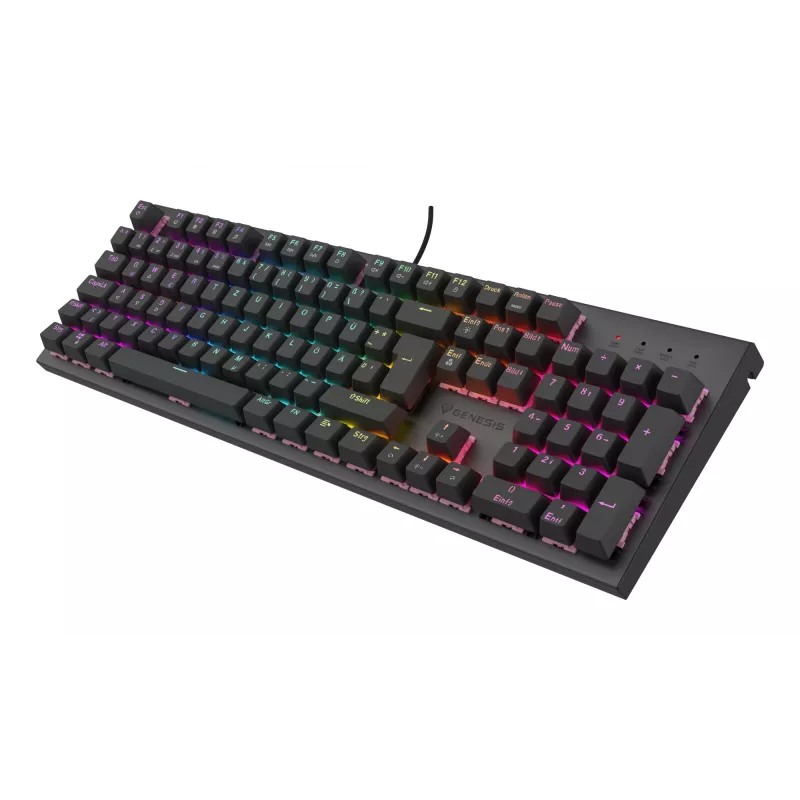 GENESIS NKG-2179 klávesnica herná USB QWERTZ nemecká čierna