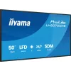 iiyama LH5075UHS-B2AG Signage Display digitálny signage plochý displej 125,7 cm (49,5 inch) LCD Wi-Fi 500 cd/m² 4K Ultra HD čierny integrovaný procesor Android 24/7