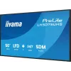 iiyama LH5075UHS-B2AG Signage Display digitálny signage plochý displej 125,7 cm (49,5 inch) LCD Wi-Fi 500 cd/m² 4K Ultra HD čierny integrovaný procesor Android 24/7