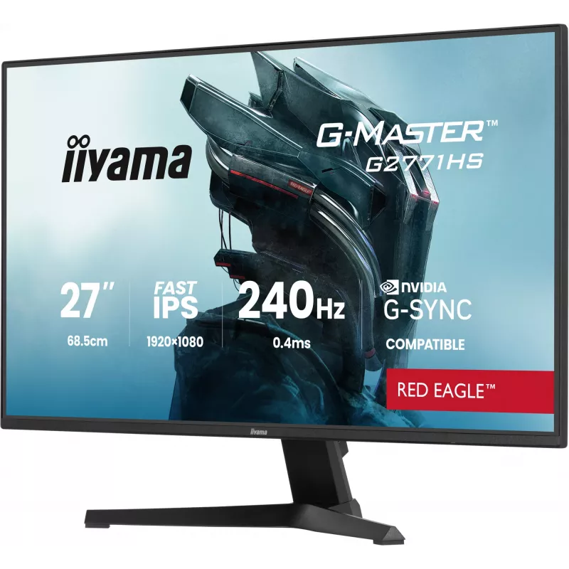 iiyama G-MASTER G2771HS-B1 počítačový monitor 68,6 cm (27 inch) 1920 x 1080 pixelov Full HD čierny