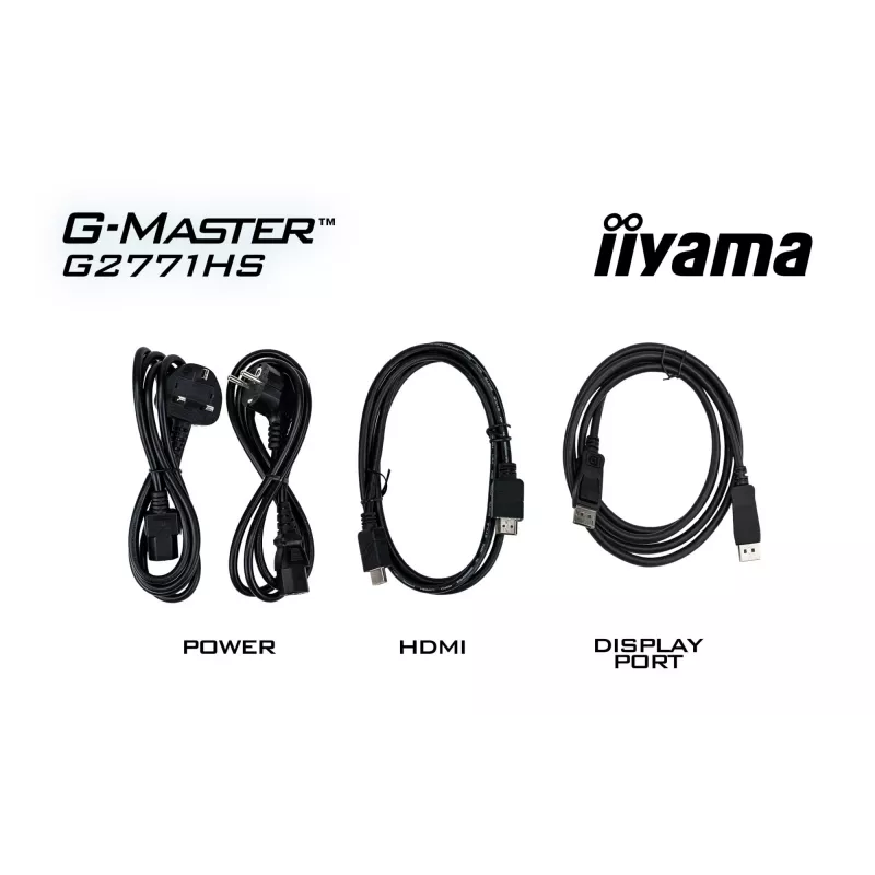 iiyama G-MASTER G2771HS-B1 počítačový monitor 68,6 cm (27 inch) 1920 x 1080 pixelov Full HD čierny