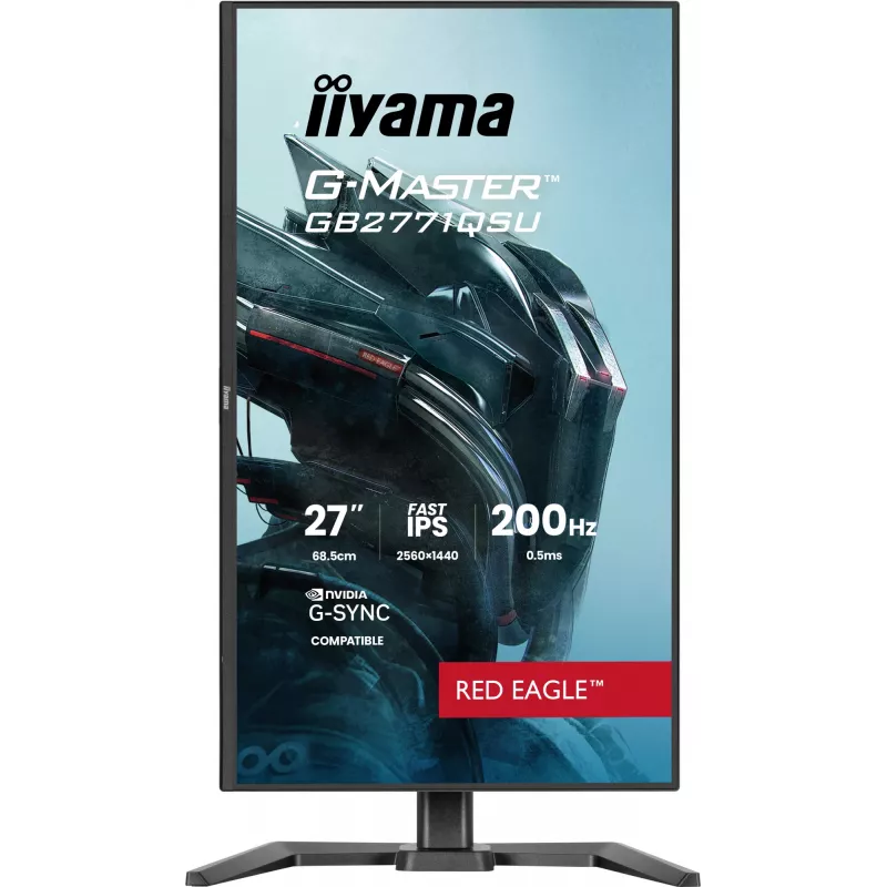 iiyama G-MASTER GB2771QSU-B1 počítačový monitor 68,6 cm (27 inch) 2560 x 1440 pixelov Wide Quad HD čierny