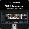 LG 40U990A-W počítačový monitor 101,6 cm (40 inch) 5120 x 2160 pixelov WUHD čierny