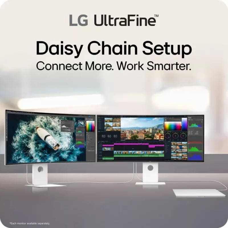 LG 40U990A-W počítačový monitor 101,6 cm (40 inch) 5120 x 2160 pixelov WUHD čierny