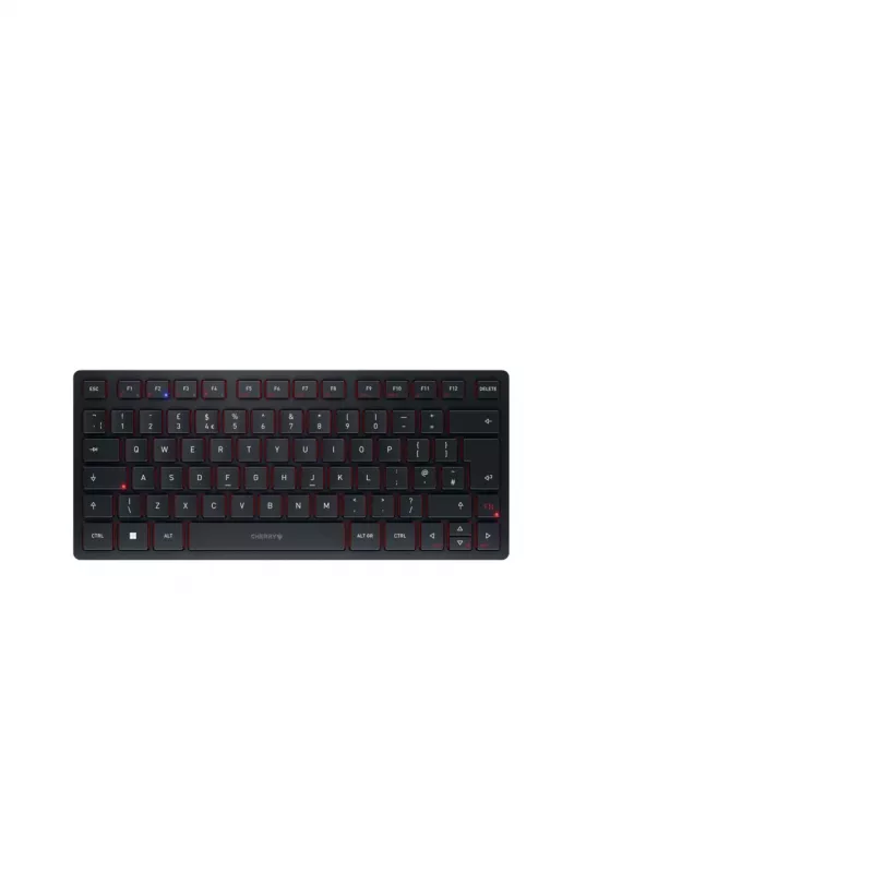 CHERRY KW 9200 MINI klávesnica univerzálna USB + RF Wireless + Bluetooth QWERTY UK English čierna