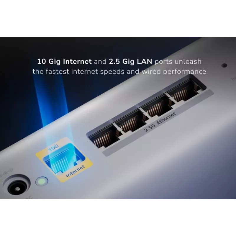 NETGEAR Orbi 870 tri-band (2,4 GHz / 5 GHz / 6 GHz) Wi-Fi 7 (802.11be) biela 4 Intern