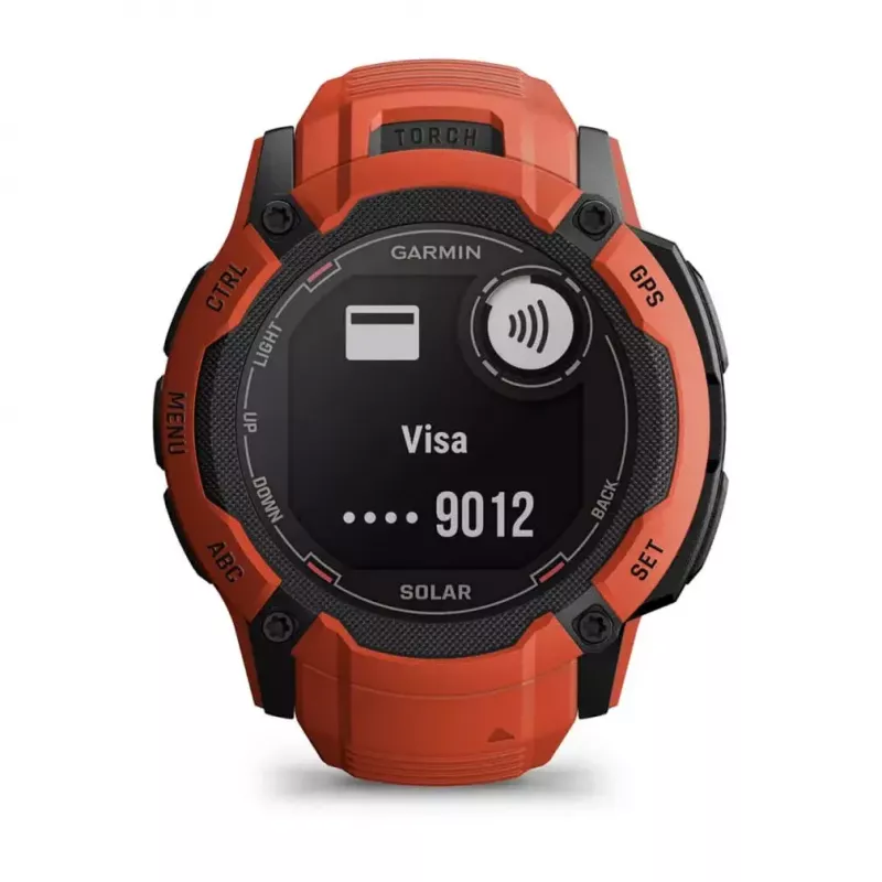 Smartwatch GARMIN Instinct 2X Solar – športové hodinky, 50 mm polymérové puzdro, solárne nabíjanie, GPS (GPS/GLONASS/Galileo), 10 ATM, silikónový remienok