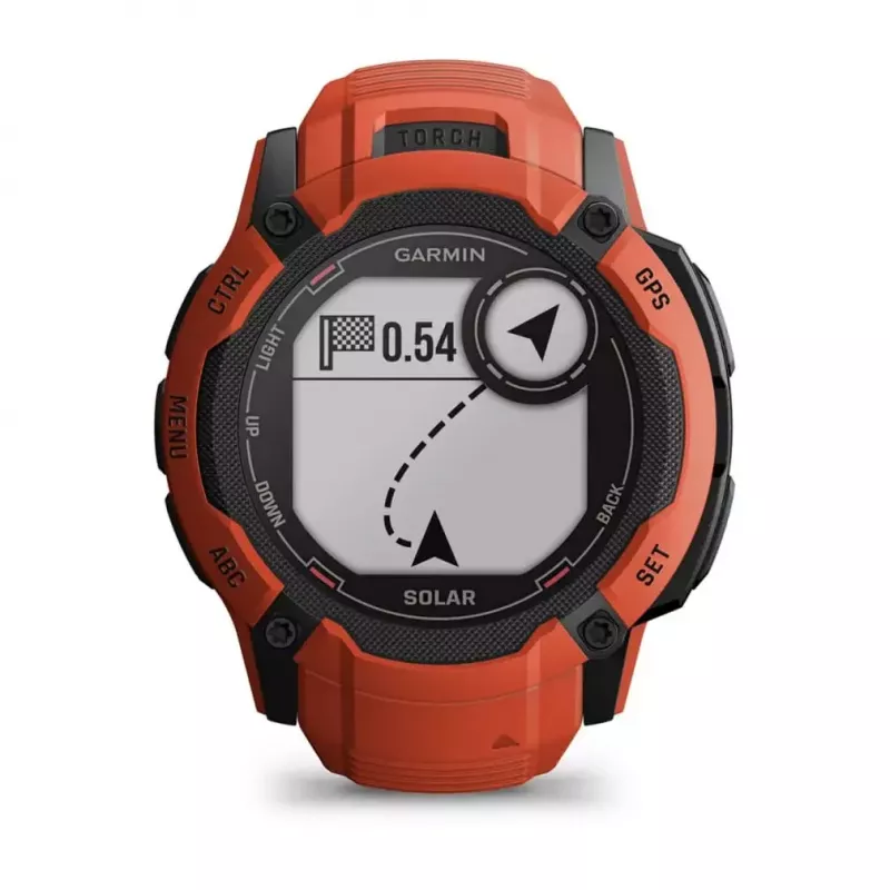 Smartwatch GARMIN Instinct 2X Solar – športové hodinky, 50 mm polymérové puzdro, solárne nabíjanie, GPS (GPS/GLONASS/Galileo), 10 ATM, silikónový remienok