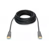DIGITUS HDMI AOC hybridný sklenený kábel, typ A M/M, 30m UHD 4K@60Hz, CE, čierny