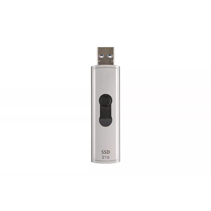 TRANSCEND SSD - Esd320a prenosný disk - 512 GB - USB Type A - jemná sivý