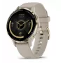 GARMIN INTERNATIONAL Venu 3S - 41 mm - smartwatch s remienkom - francúzsky - sivá