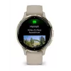 GARMIN INTERNATIONAL Venu 3S - 41 mm - smartwatch s remienkom - francúzsky - sivá