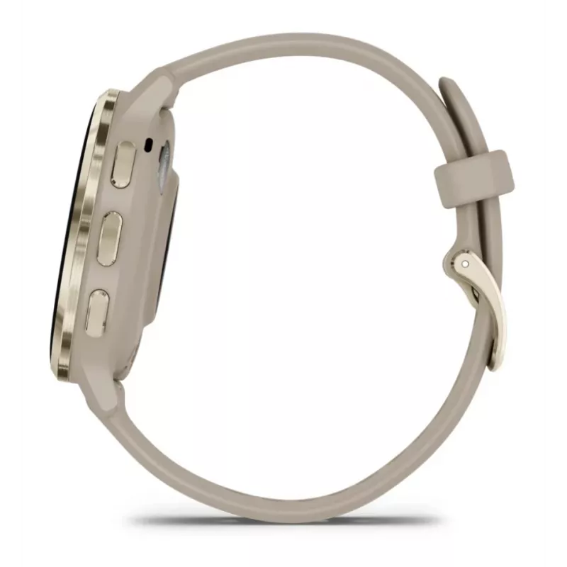 GARMIN INTERNATIONAL Venu 3S - 41 mm - smartwatch s remienkom - francúzsky - sivá
