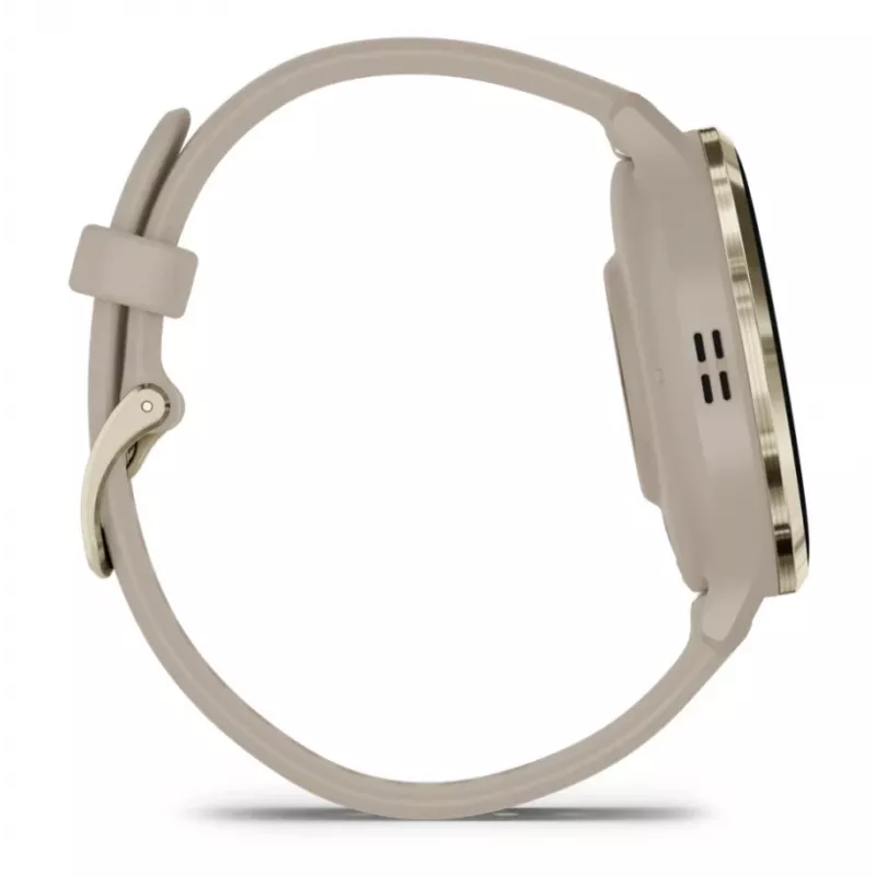 GARMIN INTERNATIONAL Venu 3S - 41 mm - smartwatch s remienkom - francúzsky - sivá