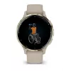 GARMIN INTERNATIONAL Venu 3S - 41 mm - smartwatch s remienkom - francúzsky - sivá