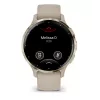 GARMIN INTERNATIONAL Venu 3S - 41 mm - smartwatch s remienkom - francúzsky - sivá