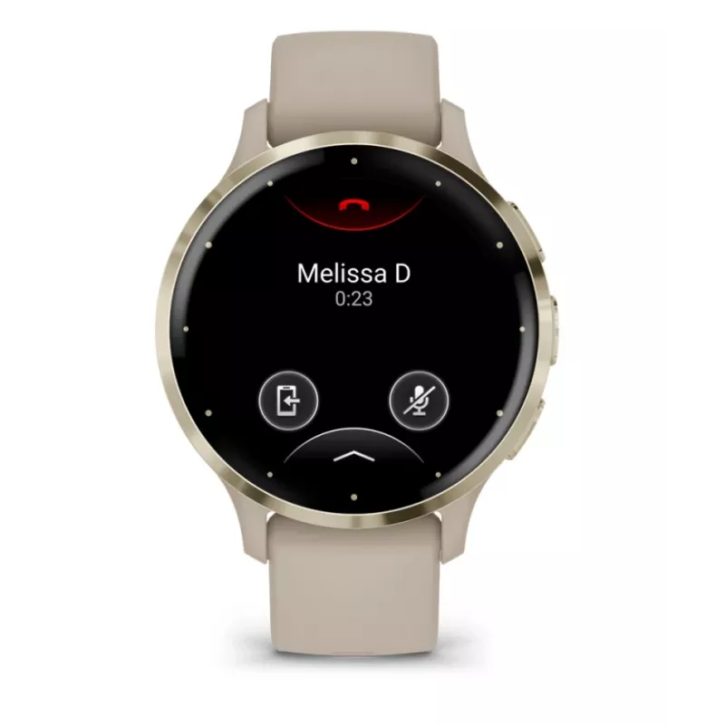 GARMIN INTERNATIONAL Venu 3S - 41 mm - smartwatch s remienkom - francúzsky - sivá