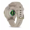GARMIN INTERNATIONAL Venu 3S - 41 mm - smartwatch s remienkom - francúzsky - sivá