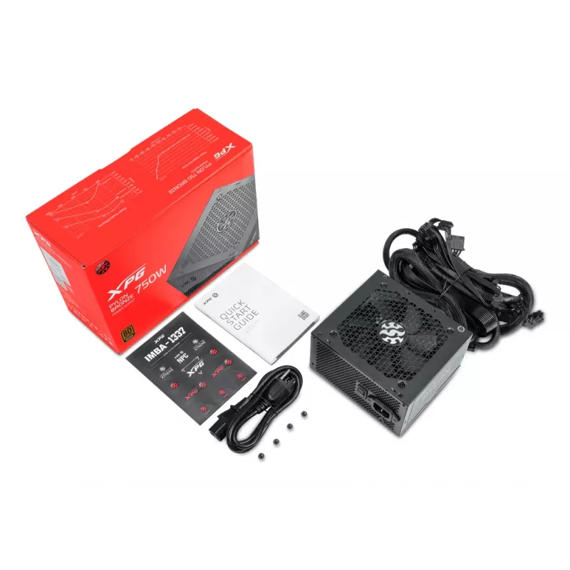 XPG PYLON 650W napájací zdroj, 650 W, 100 - 240 V, 50 - 60 Hz, 8/4 A, aktívny, 110 W