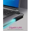 ICY BOX IB-HUB1419-LAN USB 3.2 Gen 1 (3.1 Gen 1) Type-A čierny
