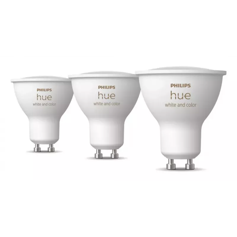 Philips Hue White and Colour Ambience GU10 – Smart-Spotlight – (balenie 3 ks)