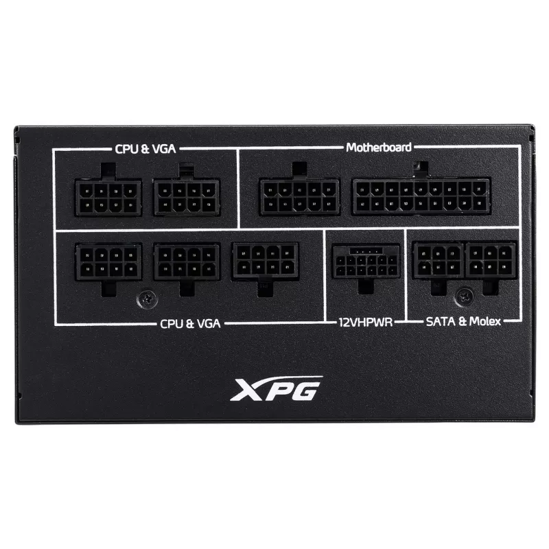 XPG COREREACTOR II 850W napájací zdroj, 850 W, 100 - 240 V, 47 - 63 Hz, 12 A, 22 A, 62,5 A