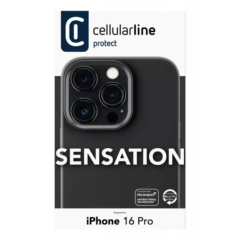 Cellularline Sensation - iPhone 16 Pro soft-touch silikónové puzdro