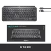LOGITECH MX Keys Mini podsvietená klávesnica - bezdrôtová Bluetooth - grafitová - AZERTY francúzska