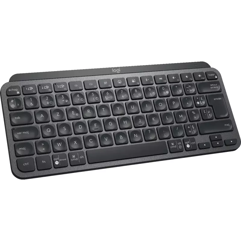 LOGITECH MX Keys Mini podsvietená klávesnica - bezdrôtová Bluetooth - grafitová - AZERTY francúzska