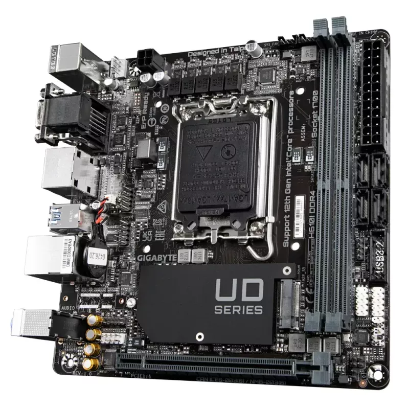 Základná doska GIGABYTE H610I DDR4, Intel LGA 1700, Mini-ITX