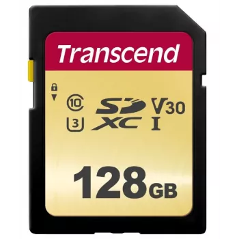Flash pamäť Transcend 128 GB SDXC UHS-I 500S