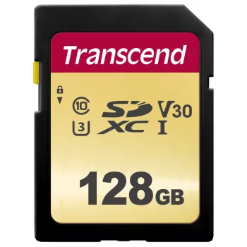 Flash pamäť Transcend 128 GB SDXC UHS-I 500S