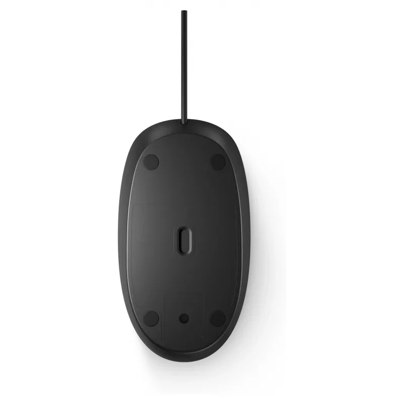 Myš HP 125 optická káblová USB čierna