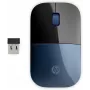 HP Z3700 modrá bezdrôtová myš, obojručná, optická, RF Wireless, 1200 DPI, modrá