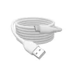 DIGITUS USB-C silikónový nabíjací kábel USB-A - USB-C USB 2.0 60W - 2m biely