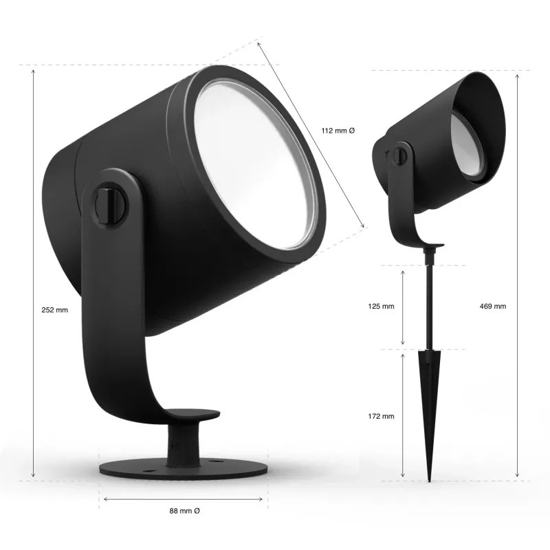 Philips Hue White and Colour Ambience Lily XL vonkajší reflektor