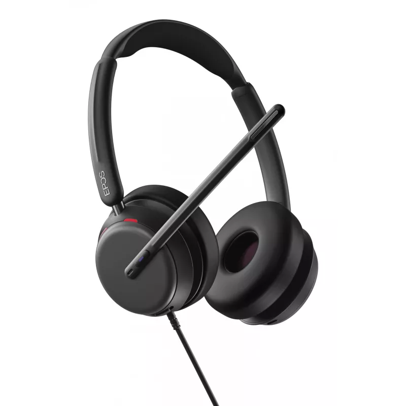 Lenovo 4Z21P85373 slúchadlá/headset káblový headset s hlavovým mostom pre kanceláriu/call centrum USB Typ-C / USB Typ-A čierny