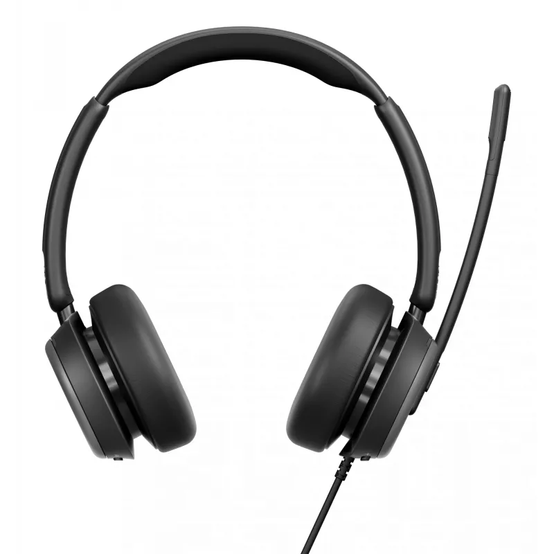 Lenovo 4Z21P85373 slúchadlá/headset káblový headset s hlavovým mostom pre kanceláriu/call centrum USB Typ-C / USB Typ-A čierny