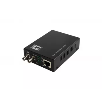 LevelOne RJ45 na ST Gigabit mediakonvertor, single-mode vlákno, 1310nm, 20km