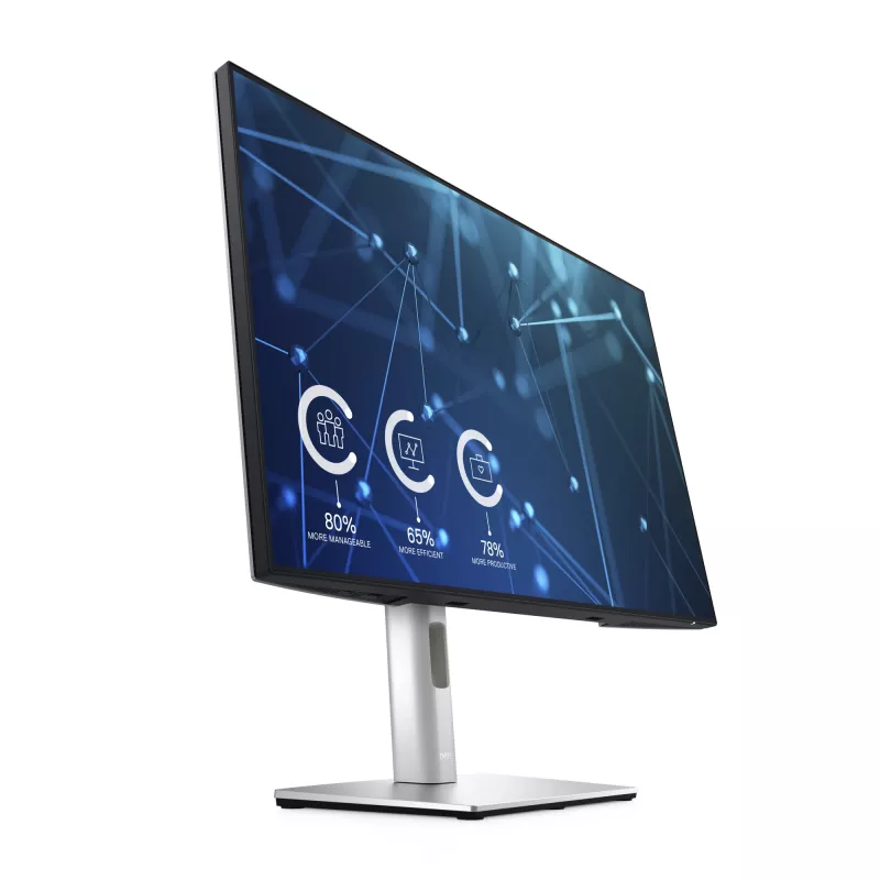 DELL UltraSharp U2421E počítačový monitor 61,2 cm (24,1 palca) 1920 x 1200 pixelov WUXGA LCD strieborný