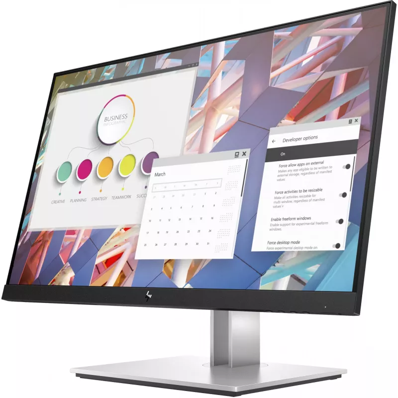 HP E-Series E24 G4 FHD monitor, 60,5 cm (23,8 palca), 1920 x 1080 pixelov, Full HD, LCD, 5 ms, čierny