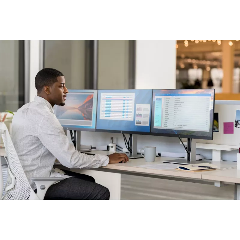 HP E-Series E24 G4 FHD monitor, 60,5 cm (23,8 palca), 1920 x 1080 pixelov, Full HD, LCD, 5 ms, čierny