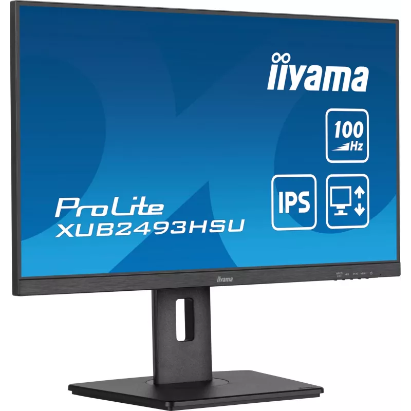 iiyama ProLite XUB2493HSU-B6 počítačový monitor 60,5 cm (23,8 palca) 1920 x 1080 pixelov Full HD LED čierny