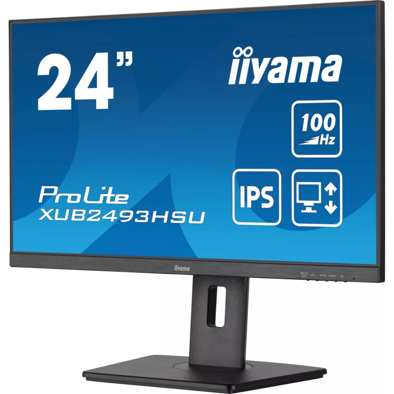 iiyama ProLite XUB2493HSU-B6 počítačový monitor 60,5 cm (23,8 palca) 1920 x 1080 pixelov Full HD LED čierny