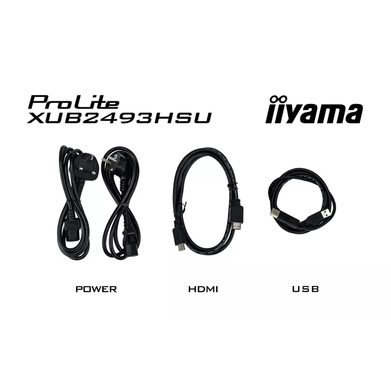 iiyama ProLite XUB2493HSU-B6 počítačový monitor 60,5 cm (23,8 palca) 1920 x 1080 pixelov Full HD LED čierny