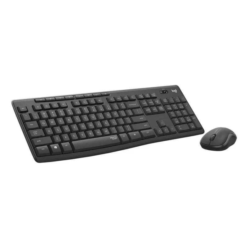 LOGITECH MK295 tichá bezdrôtová klávesnica/myš – grafit – Qwertz Swiss/Lux