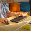 LOGITECH MK295 tichá bezdrôtová klávesnica/myš – grafit – Qwertz Swiss/Lux