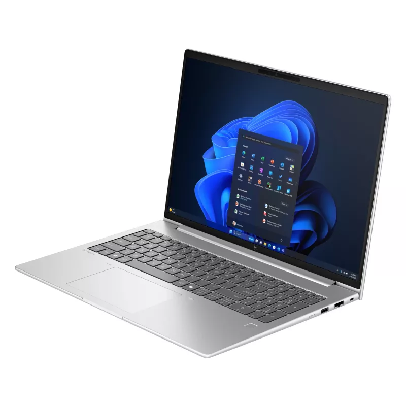 HP EliteBook 6 G1a AI PC AD3K1ET notebook, AMD Ryzen 7 250, 40,6 cm (16 palcov) WUXGA IPS 1920x1200, 32 GB RAM, 1 TB NVMe SSD, AMD Radeon 780M, Wi-Fi 7, Bluetooth, Windows 11 Pro, nemecká klávesnica, strieborný